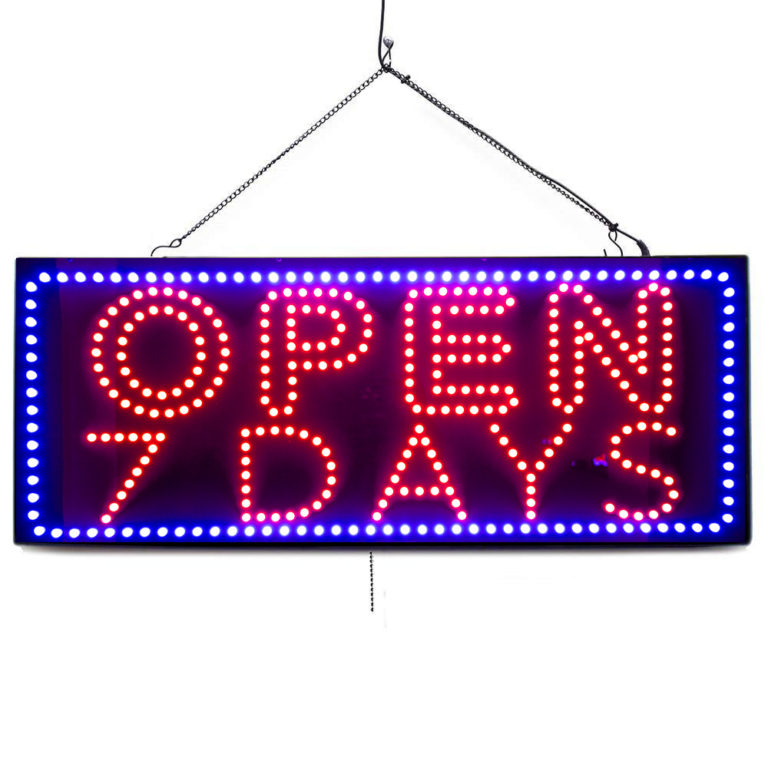 Led Open Signs – by LEDfactory